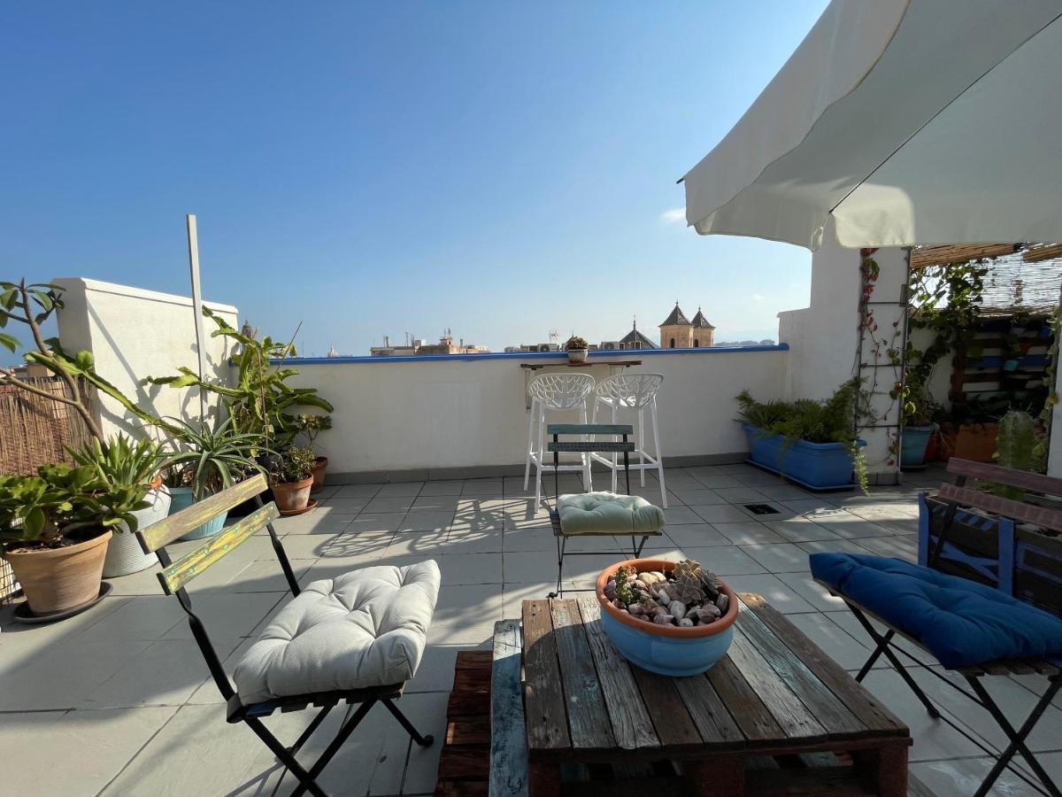 Charming Home With Private Terrace,Heart Of Malaga Bagian luar foto