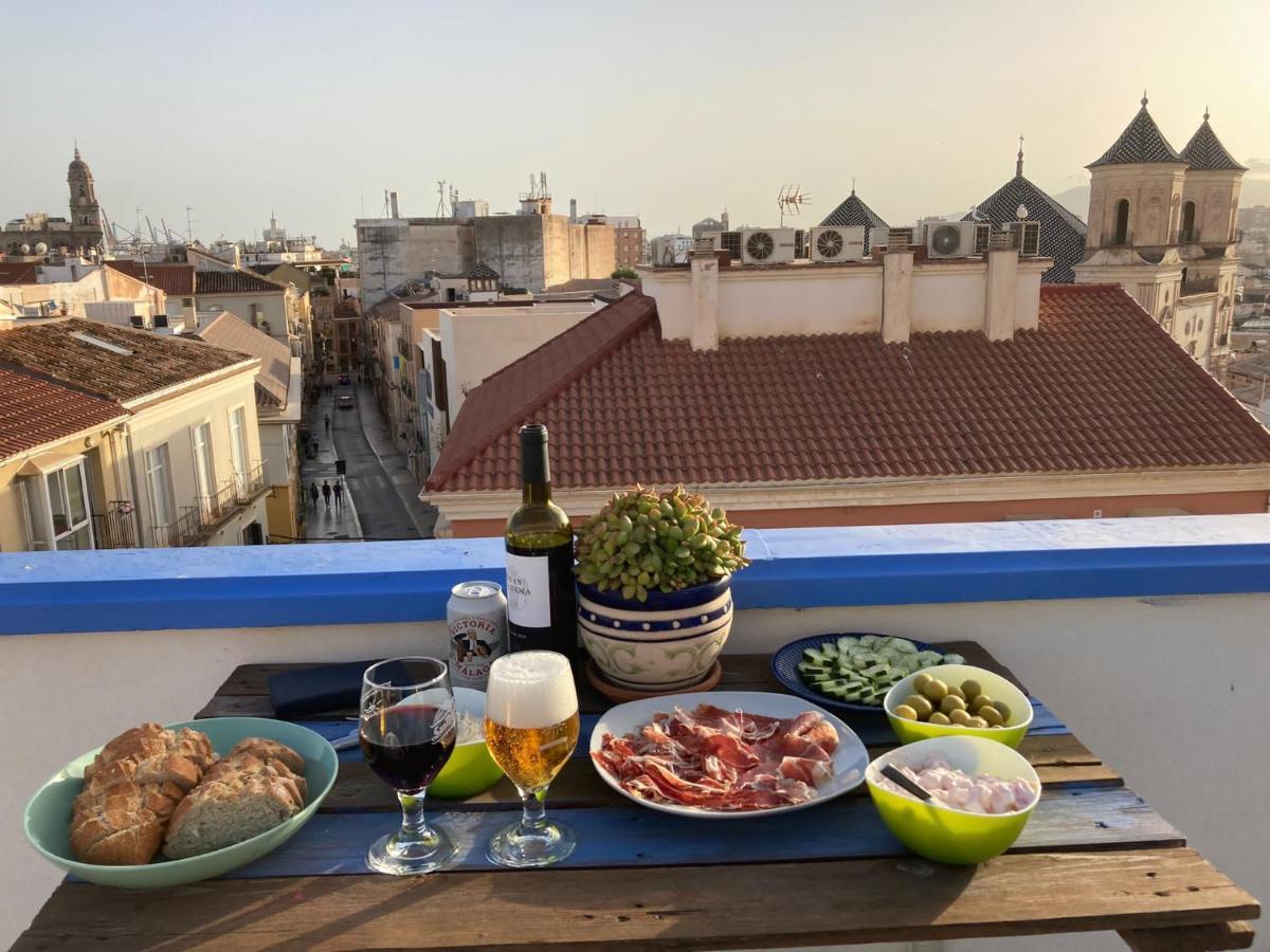 Charming Home With Private Terrace,Heart Of Malaga Bagian luar foto