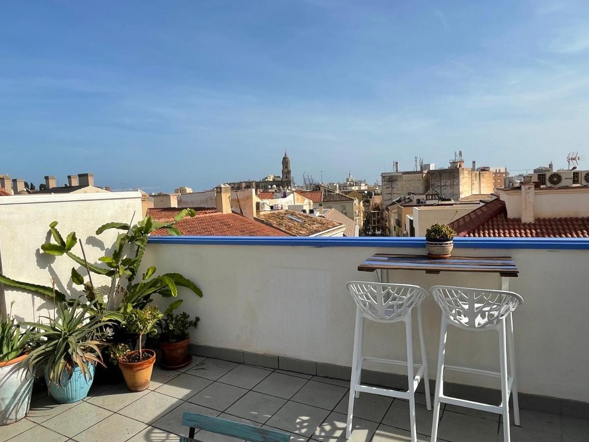 Charming Home With Private Terrace,Heart Of Malaga Bagian luar foto