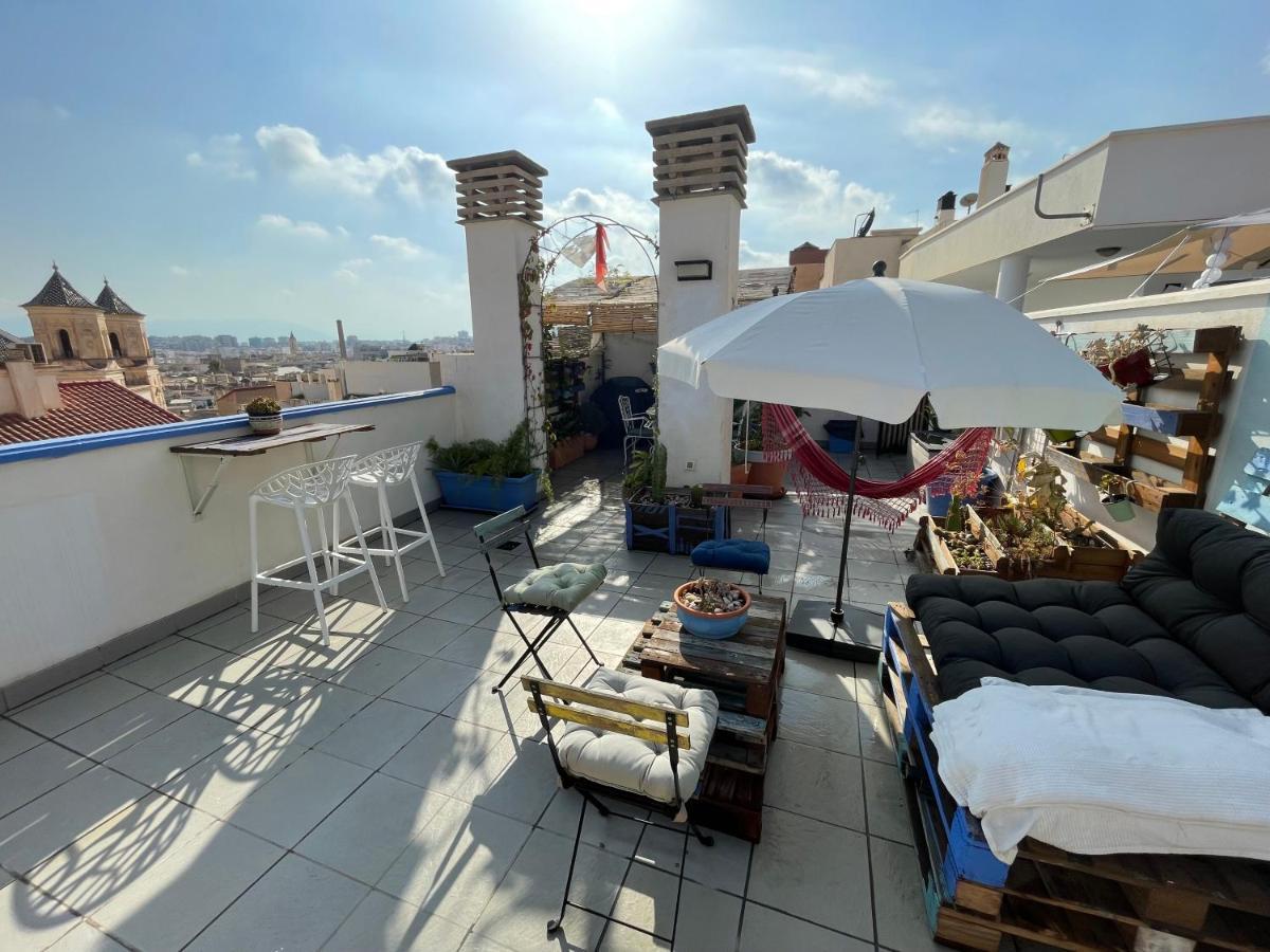 Charming Home With Private Terrace,Heart Of Malaga Bagian luar foto