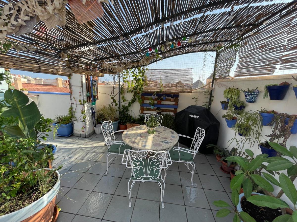 Charming Home With Private Terrace,Heart Of Malaga Bagian luar foto